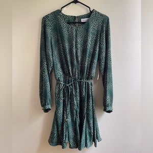 Dark green adorable dress